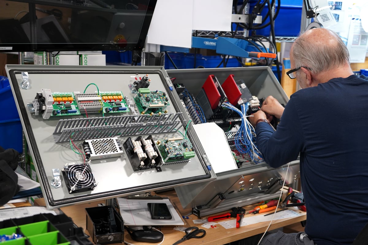 Production Line Control Panel Industrial Control Panel Manufacturing | Custom UL508A Design